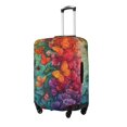 thumbnail image 2 of Balery Luggage Cover Butterfly Flower Cascade Print Suitcase Covers for Luggage Elastic Washable Suitcase Protector Fits 18-32 Inch Luggage-Medium, 2 of 9