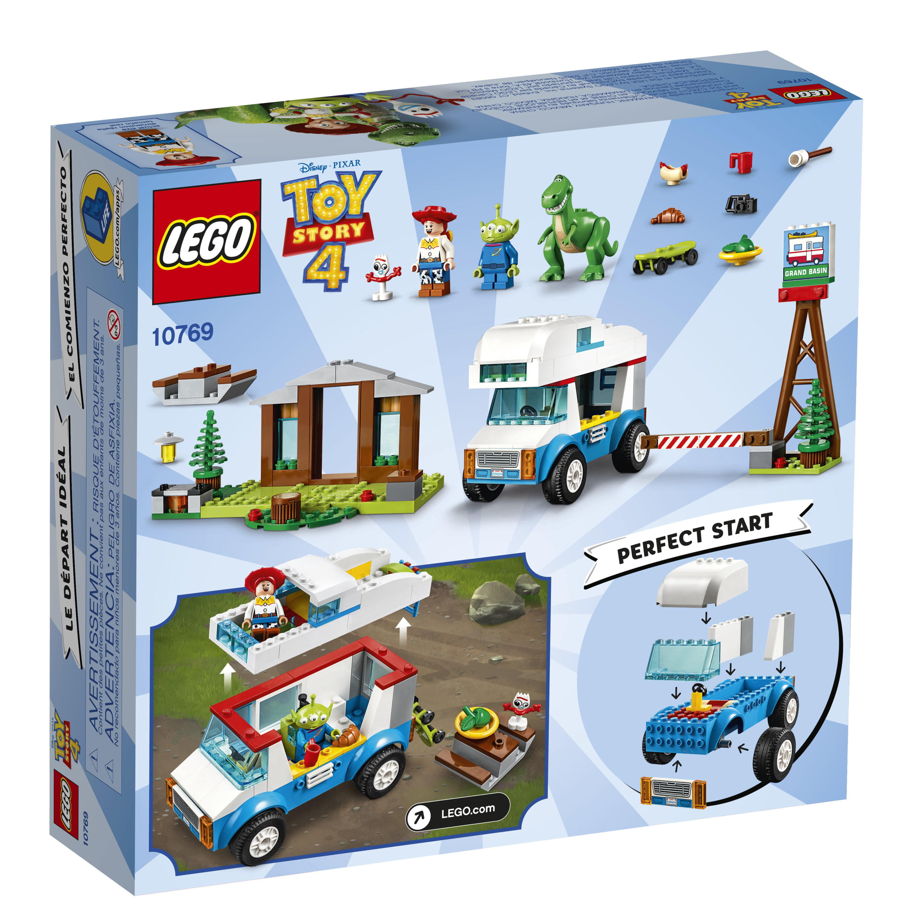 sofistikeret bakke rapport LEGO 4+ Toy Story 4 RV Vacation Building Set 10769 with Jessie & Rex  Dinosaur Minifigure - Walmart.com