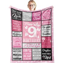 Gifts for 10 Year Old Girl, 10 Year Old Girl Gift Ideas Blanket, 10 Year Old Girl Birthday Gifts, Birthday Gifts for 10 Year Old Girls,10th Birthday Gifts for Girls Blanket 60x50in