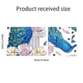 thumbnail image 5 of Creative Blue Peacock Wall Sticker Removable Wall Decor, 5 of 5