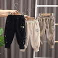 thumbnail image 4 of Esaierr Kids Toddler Fall Winter Sweatpants for Boys Girls, Baby Fleece Thick Warm Jogger Pants Elastic Waist Active Pants Fashion Casual Newborn Padded Trousers for 5M-5 Years, 4 of 7