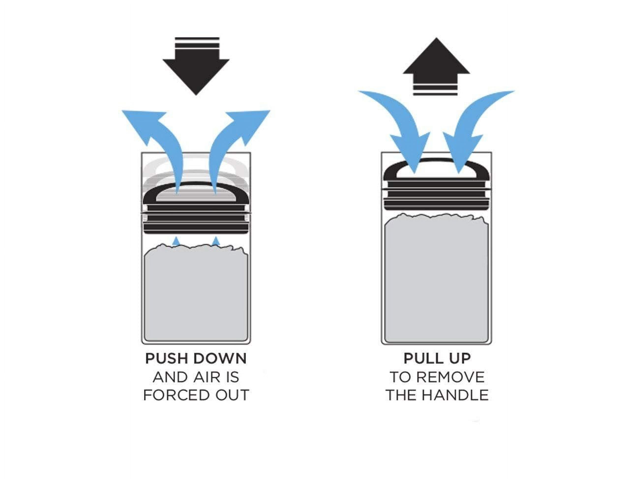 Prepara Evak Fresh Saver 2.3 Qt. Clear SAN Plastic Round Airtight Food Storage  Container with Push Down Lid 3042-B