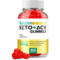 Speedy Keto ACV Gummies Speedy ACV Advanced Keto Formula Plus Apple Cider Vinegar Keto Gummies Dietary Supplement B12 Beet Root Juice Men Women 60 Gummies