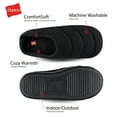 thumbnail image 3 of Hanes Men's Waffle Knit Puffer Indoor/Outdoor Clog Slipper, 3 of 9