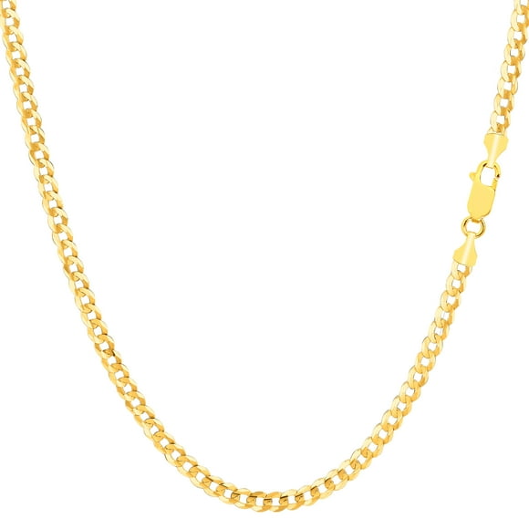 Collier Chaîne Gourmette Confort en Or Jaune 10k, 2,6 mm, 18 Pouces