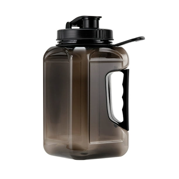 Botella de agua de gran capacidad con marcador de tiempo, seguimiento de hidratación, botella deportiva a prueba de fugas, recipiente reutilizable para bebidas para gimnasio, oficina, senderismo y