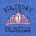 thumbnail image 2 of CafePress - Tiara Birthday Princess 1St - Cute Infant Baby Football Bodysuit, 2 of 3