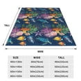 thumbnail image 3 of Sikiie Undersea Animals Ultra-Soft Micro flannel Blanket Luxury All Seasons Warm Blanket for Bedding Sofa and Travel (4 sizes)-50"x40", 3 of 7