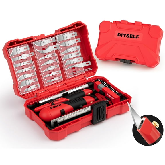 41 PCS Exacto Knives with Blades , Craft Knife, Professional Modeling Knife, Exacto Knife Set for Crafting