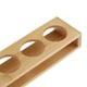thumbnail image 4 of qimpservices Soporte/estante de bambú para vasos de chupito - Bandeja para servir vino y bebidas de bar 6 agujeros rectos, 4 of 9