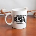 thumbnail image 6 of Promoted To Grandpa Surprise Pregnancy Announcement Ceramic Coffee Mug - Funny Birthday Gift Idea For Mom Dad Husband Wife - 11 Oz Coffee Mug Tea Cup White, 6 of 6