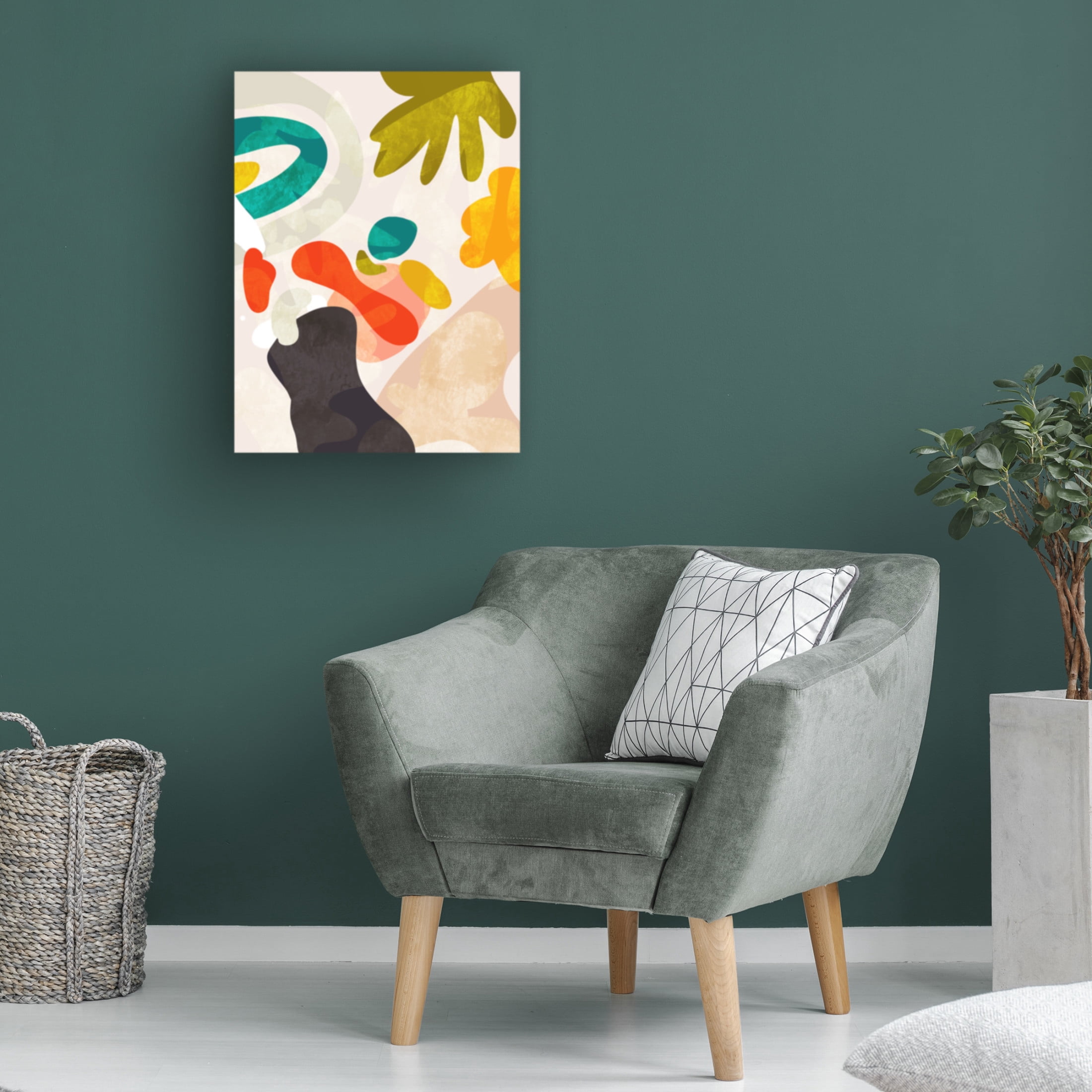 Trademark Fine Art Ana Rut Bre Cutouts Bauhaus 3 Canvas Wall Art