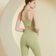 thumbnail image 2 of Conjunto de 2 uds de Yoga sin costuras, ropa deportiva para gimnasio, trajes para mujer, Sujetador deportivo, Top corto, mallas de entrenamiento, ropa deportiva para mujer, 2 of 5