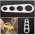 thumbnail image 3 of FRCOLOR 2pcs Spaghetti Measurer for Portion Control Spaghetti Measuring Tool 4-Hole Metal Pasta Ruler Measurer Tool Device for Home Use, 3 of 7
