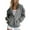 Dark Gray, variant on qolati 2023 Zip Up Hoodies for Women Cute Fall Jacket Oversized Sweatshirts Outwear Casual Drawstring Y2k Hooded Loose Cardigans