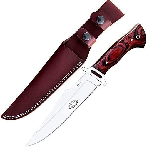 Buy Best.Buy.Damascus1 Hunting Knife, Redwood Damascus Steel Handmade ...