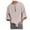 Pink, variant on VERUGU Mens Shirt Lightweight Breathable Casual Fashion Solid Color Long Sleeve V-Neck Fit Summer Loose Comfortable Blouse Pink XL