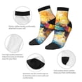 thumbnail image 5 of Pofeuu Colorful Fishing Boats Print 30cm Socks, Adult Running Hiking Socks for Youth and Adult, 5 of 7