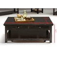 thumbnail image 2 of Mesa de Centro 512-01 Negra Madera Solida MOBILKRAFT Modelo 512-01, Estilo Contemporáneo en Color Miel, 2 of 2