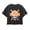 BLACK, variant on Instant Message - Baseball Houston - Youth Girls Boxy T-Shirt