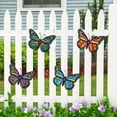 YZLMD Wall Stickers Butterfly Wall Decor 4 Butterflies Wall Sculpture