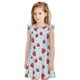 thumbnail image 1 of Fotbe Strawberry Vestido de Dormir para Niñas de 3 a 10 Años, Mangas Cortas, Estilo Princesa, Pijama Camisón con Mangas Voladas-Small, 1 of 6
