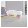 thumbnail image 5 of 18-Pack FlipTop Storage Bins, Stackable Rectangular Plastic Containers with Hinged Lids - 13.125" x 7.625" x 4.5", BPA-Free Organizer for Home, Office, Craft Supplies, 5 of 9
