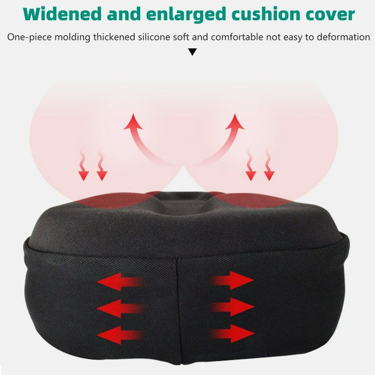 Extra Wide Big Bum Bike Bicycle Saddle Seat Gel Cushion