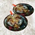 thumbnail image 3 of Angels 15 Ceramic/Acrylic Christmas Ornament, Warm Fall Feast Moment, Special Mother Celebration, Romantic Couple Moment, Commemorative 2025 Legacy Design, 3 of 5
