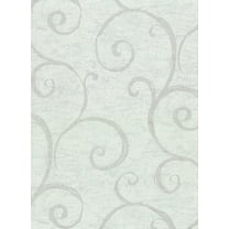 Warner Parker Brown Faux Linen Unpasted Fabric Backed Vinyl Wallpaper, 27-in by 27-ft, 60.8 sq. ft.