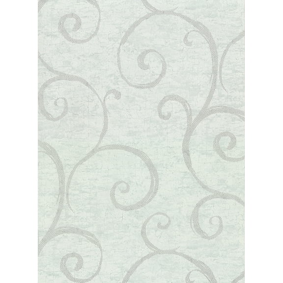 Warner Parker Brown Faux Linen Unpasted Fabric Backed Vinyl Wallpaper, 27-in by 27-ft, 60.8 sq. ft.
