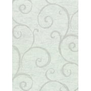 Warner Parker Brown Faux Linen Unpasted Fabric Backed Vinyl Wallpaper, 27-in by 27-ft, 60.8 sq. ft.