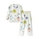 thumbnail image 1 of Balery Wildflowers Pijama para Hombre de Dos Piezas con Manga Larga, Conjunto de Dormir y Descanso Suave con Bolsillos-Large, 1 of 7