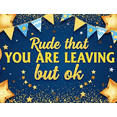 thumbnail image 4 of Gold Lettering Farewell Banner Decorative Stars Balloon Design for Farewell Party Indoor Celebration, 4 of 8