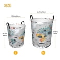 thumbnail image 5 of Gaeub The World Map with Cartoon Animals Dirty Clothes Storage Basket, Toy Storage Bin for Storing Clothing, Diapers, Toys - Medium, 5 of 8