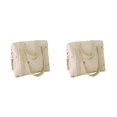 thumbnail image 2 of Sonducket Bolso de mano práctico blanco para mamá, manténgase organizado con estilo, bolsos de mamá elegantes para bebé cómodos Type1 NO1, 2 of 6