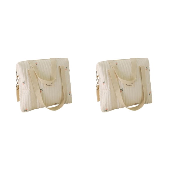 Minnieouse Bolsa de pañales con estilo blanco para mamá a la moda, mantente a la moda y organizada, bolsas de mamá para bolsa de pañales para Type1 NO1