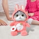 thumbnail image 2 of Peluche de gato de 30 cm, almohadas rellenas, juguetes de peluche suaves, animal de peluche de gato para sofá Luz roja, 2 of 8