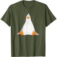 thumbnail image 1 of Cool Cute Seagull Ocean Sea Bird Animal Sitting Seabird T-Shirt, 1 of 1