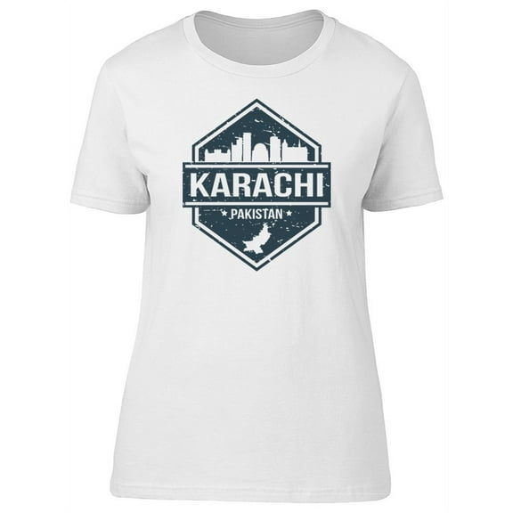 Karachi Pakistan Travel Lovers T-Shirt Women -Image by Shutterstock, Female XX-Large
