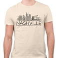 thumbnail image 2 of Skyline Nashville Tennessee Shirt Unisex Medium Natural, 2 of 5