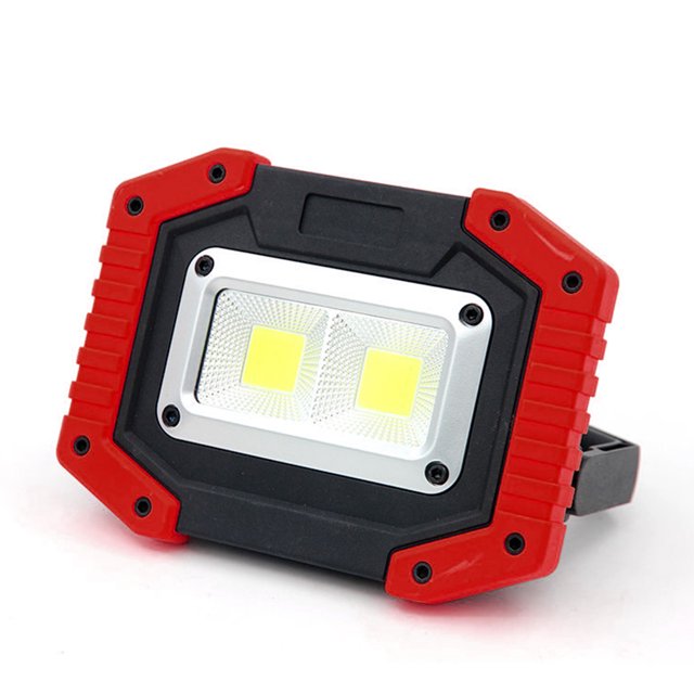 Lámpara de Banco de energía COB multifuncional con mango foco de Kuymtek mano cubierta impermeable linterna de emergencia para accesorios al aire libre