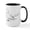 White/Black Inside, variant on CafePress - Flying Oriental Roller Pigeon Large Mug - 15 oz Ceramic Large White Novelty Mug