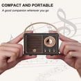 thumbnail image 3 of Retro bluetooth speaker bluetooth mini speaker outdoor wireless speaker with clear stereo sound rich bass, 3 of 8