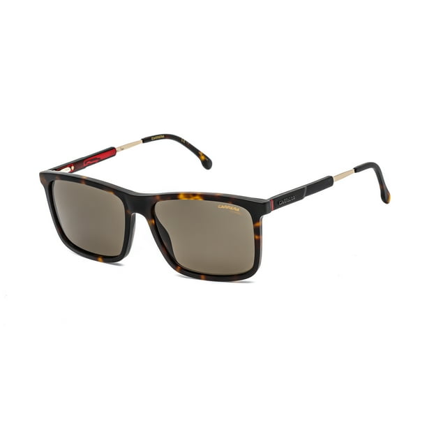Carrera Men's Tortoise Rectangular Sunglasses 8029/S 0086 00 57 -  