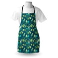 thumbnail image 3 of Jellyfish Apron Funny Sea Creatures in Childish Doodle Style with Tentacles Whimsical Pattern, Unisex Kitchen Bib Apron with Adjustable Neck for Cooking Baking Gardening, Multicolor, by Ambesonne, 3 of 3