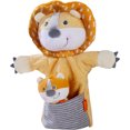 thumbnail image 2 of HABA Lion with Baby Cub - Hand Puppet and Finger Puppet 2 Pc Set, 2 of 5