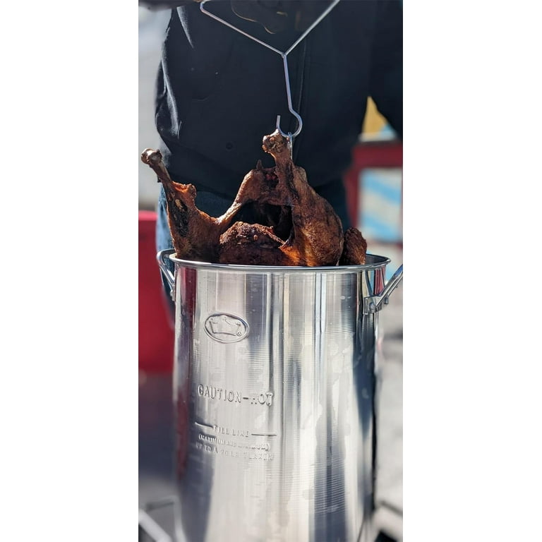 King Kooker Portable Turkey Fryer 1 Burner Cooker Package - Aluminum