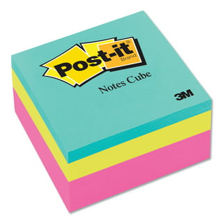 Post-it® Notes Mini Cubes, 2 x 2 Size, 400 Sheets/Pad, 3 Cubes/Pack