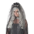 thumbnail image 2 of California Costumes Womens Dead Bride Wig Gray, 2 of 2